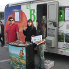 La autocaravana en uno de los pocos viajes de promoción que hizo en el año 2007.