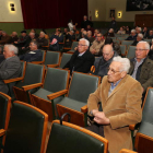 Regantes del Canal Bajo del Bierzo, durante la asamblea celebrada en el mes de abril. L. DE LA MATA