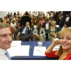 Juan José Mateos e Isabel Carrasco, en primer término, presiden las jornadas de Educación en la sede