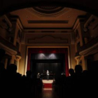 Un instante de la gala inaugural que ofreció el tenor Javier Alonso.