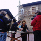 Rodaje con Aldonza en Villar de los Barrios. DL