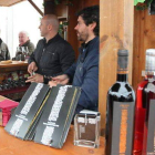 Celebración de la primera Feria del Vino Tierra de León en la plaza de San Marcelo.