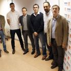 Vaquera, Fernández Riol, Santamarta, Willy Villar, Daniel Mateos y Joaquín Rodríguez.