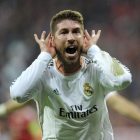 Sergio Ramos ha marcado ya diez goles, cifra a la que llega por primera vez en su carrera deportiva. TOBÍAS HASE