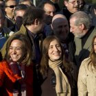 Chacón, junto a la secretaria de Organización del partido en Andalucía, Susana Díaz.