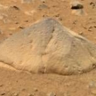 En la imagen, «Adironack», una de las rocas encontradas y analizadas por el Spirit
