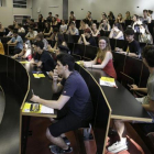 Exámenes de selectividad en la Universitat Pompeu Fabra (UPF) de Barcelona.