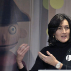 La ministra de Cultura en funciones, Ángeles González-Sinde, impulsora de la ley.