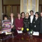 Los miembros de la subcomisión durante la rueda de prensa