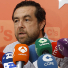 El secretario general del grupo parlamentario de Ciudadanos, Miguel Gutiérrez. PACO CAMPOS