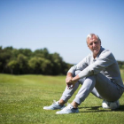 Johan Cruyff, en el campo de golf de El Muntanyà, el pasado mes de mayo.