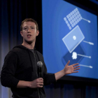 El fundador de Facebook, Mark Zuckerberg, en la presentación de ‘Home’.