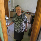 Ángela Losada, en su casa de Sobrado.