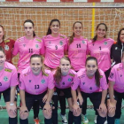 Formación del equipo del Sport Bernesga que milita en la 1ª División Regional Femenina. DL