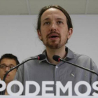 El secretario general de Podemos, Pablo Iglesias.