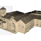 Recreación virtual del monasterio de San Benito, en Sahagún. DL