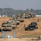 Tanques israelíes en la Franja. ATEF SAFADI