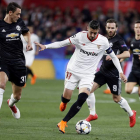 Sevilla y United no lograron marcar en un partido intenso. VIDAL