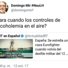 El tuit de Domingo Mir.