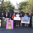Imagen de los ganadores del concurso de pintura San Juan y San Pedro.
