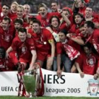 La plantilla del Liverpool celebró por todo lo alto el título de campeón