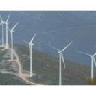 Uno de los parques eólicos de la provincia, concretamente en el Bierzo, en una imagen de archivo.