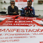 Xosepe Vega y Enrique Reguero, secretarios de CC OO y UGT.