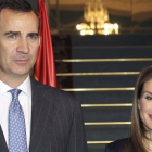 Felipe IV y Letizia, su primer acto oficial como Reyes de España.