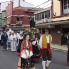 La banda de música abrió la procesión. CAMPOS