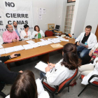 Imagen de archivo de una de las reuniones de la Junta de Personal del área sanitaria del Bierzo.