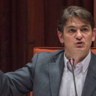 Oriol Pujol Ferrusola, en la comision anti fraude del Parlament de Catalunya, el 2 de marzo del 2015.