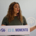 La líder del PP en León, Ester Muñoz. RAMIRO