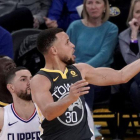 Stephen Curry durante el partido ante Los Ángeles Clippers.