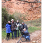 Ovalle, en Las Médulas, grabando el programa sobre su vida hace un año.