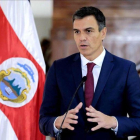 Pedro Sánchez,  el pasado viernes en San José de Costa Rica.