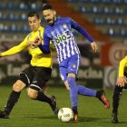 En el partido de ida la Deportiva y el Real Unión Club firmaron tablas al no acertar con la puerta contraria. L. DE LA MATA