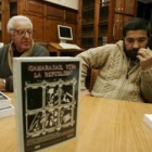 Felipe Matarranz, junto al historiador leonés Javier Prada