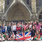 Imagen del grupo de alumnos del Bernardino Pérez en el Reino Unido.