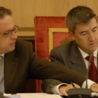 Javier Chamorro y Francisco Fernández, socios de gobierno, en una foto de archivo.