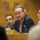 El expresidente valenciano Alberto Fabra, en la comisión de investigación en las Corts sobre las actividades de la empresa pública dedicada a la construcción de colegios CIEGSA.