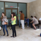 En la imagen nueve de las personas que ayer testificaron en la segunda jornada del juicio. L. DE LA MATA