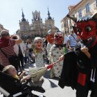 Los gigantes y cabezudos recorrerán los barrios. JESÚS F. SALVADORES