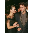 Moss y Depp, en una imagen tomada en su relación