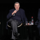 Jodie Foster, Robert de Niro y Martin Scorsese, este jueves por la noche en la charla posterior a la proyección de 'Taxi Driver' con motivo del 40º aniversario del filme.