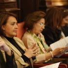 Nuria Lesmes, segunda por la izquierda, es la concejala de Personal y Régimen Interior.