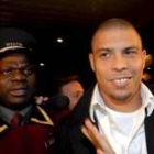 Ronaldo llega a un hotel de Milán