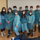 Los estudiantes pertenecen a la rama de Ciencias de la Salud del 2º de Bachillerato. DL