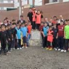 Niños coyantinos durante la inauguración de las instalaciones