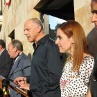 Valentín Carrera ejerció ayer de pregonero de las Fiestas de la Salida del Santo.