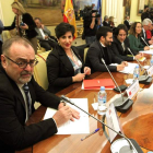 El consejero de Educación, Fernando Rey, en la Conferencia Sectorial de Educación. JUAN LÁZARO